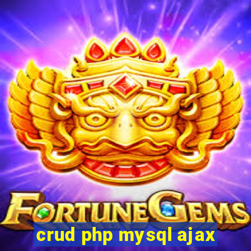 crud php mysql ajax